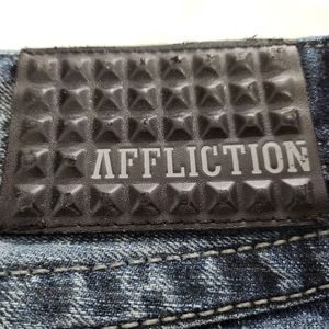 MENS AFFLICTION JEANS size 33 / 29